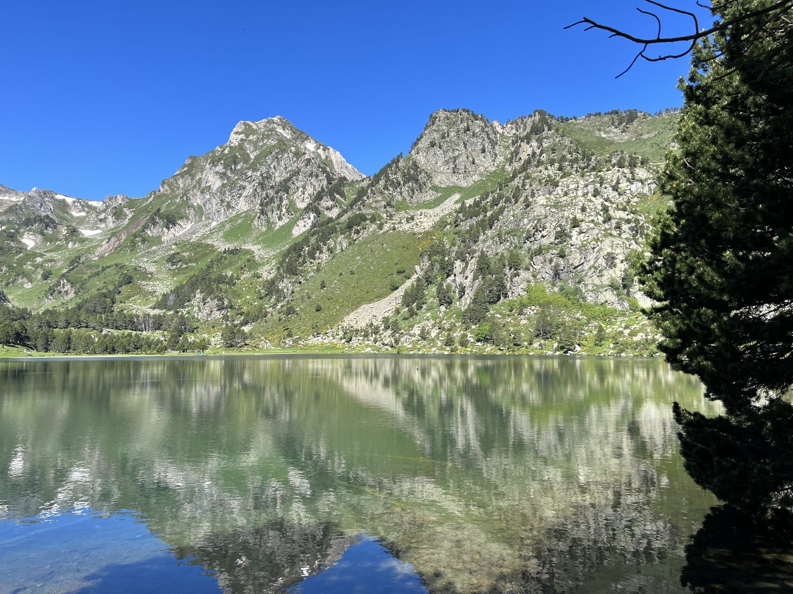 Étang du Laurenti et Roc Blanc