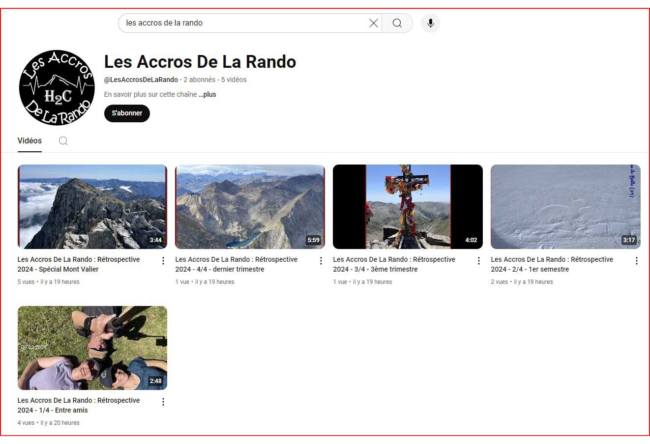 Chaine YouTube