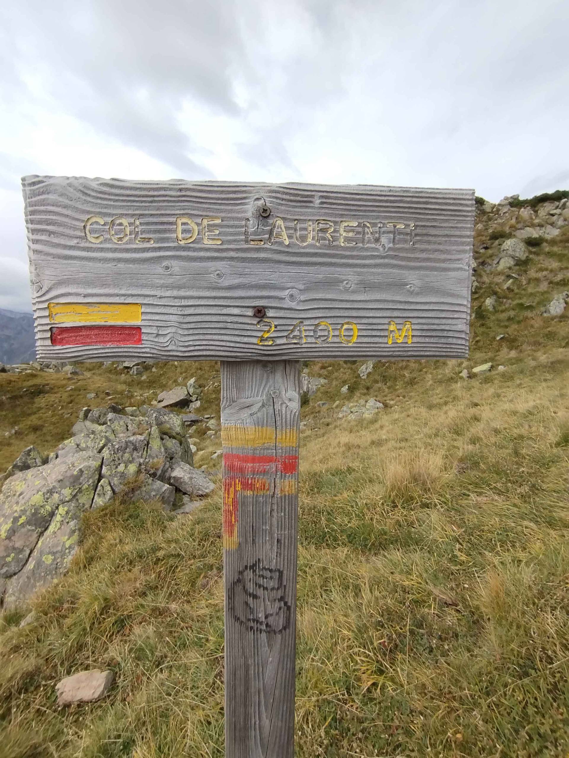 Le Roc Blanc par l'étang de Laurenti